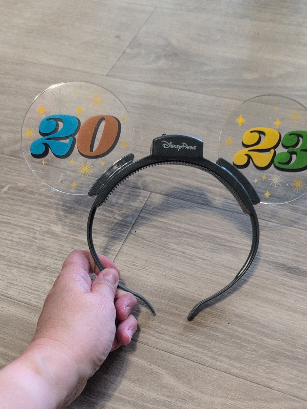 Disney Parks 2023 Clear Mickey Ears Headband